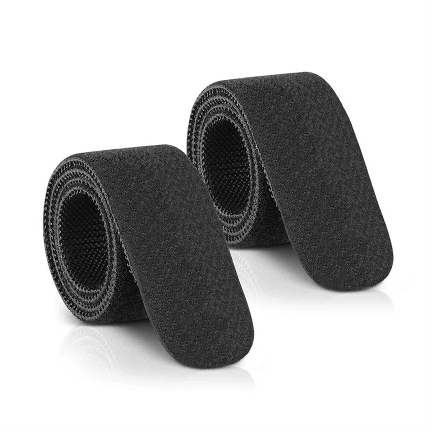 Double-sided adjustable nylon hook-and-loop cable tie back-to-back adhesive reusable flex factory-priced self-adhesive feature