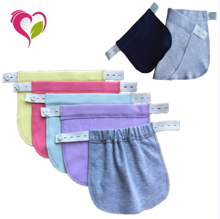 Waistband Extender Hot Sale 100% Cotton Washable Adjustable Elastic Pregnancy Waistband Extender