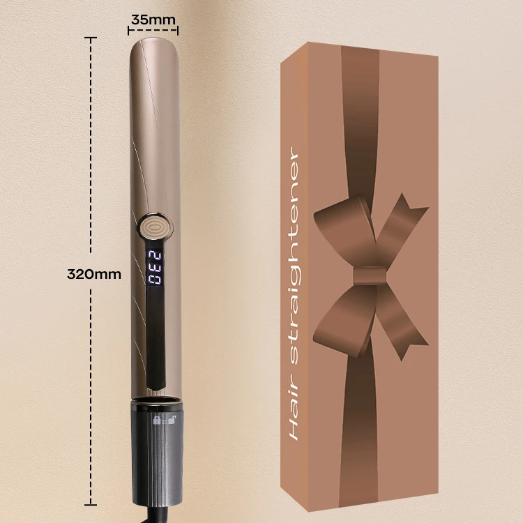 Most popular Fast Hair Straightener Professional Salon LCD Hair Straightener 230F 450F 7.2m professional hair straightener