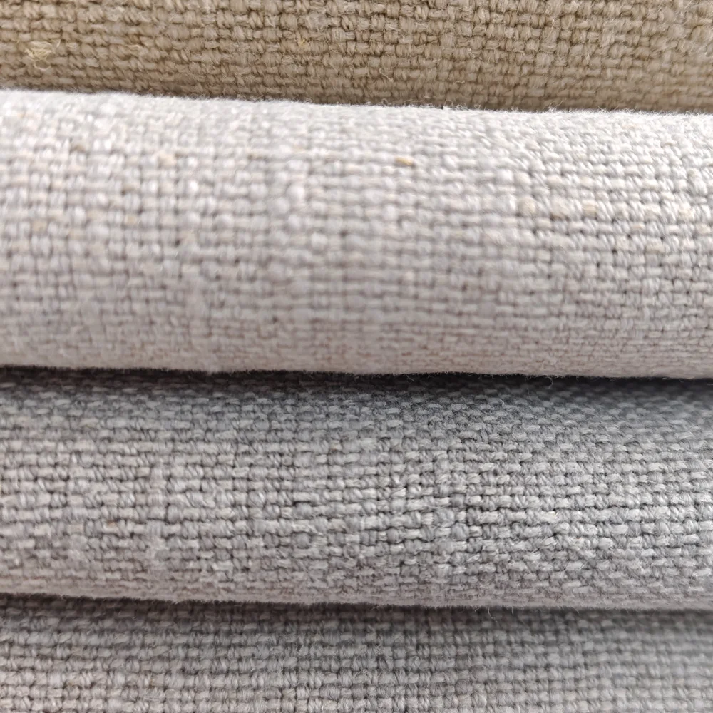 Heavyweight Organic Cotton-Linen Blend Blackout Curtain Fabric and Flax Linen Plain Style for Upholstery Online in Bangladesh