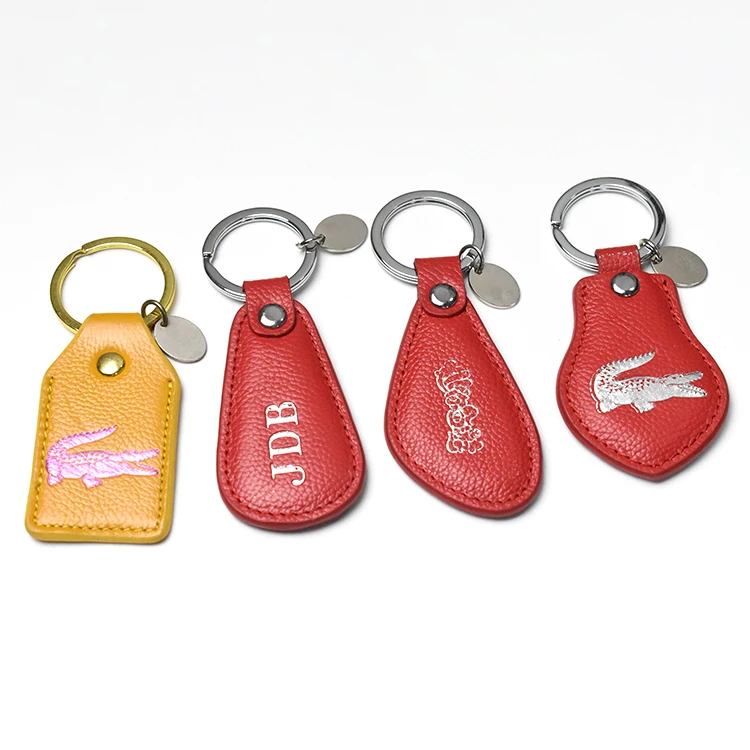 Leather Aluminum Alloy Car Diy Sublimation Photo Keychain Gifts For New Family Photo Gift Leather Keychains Blank Pu Key Chain