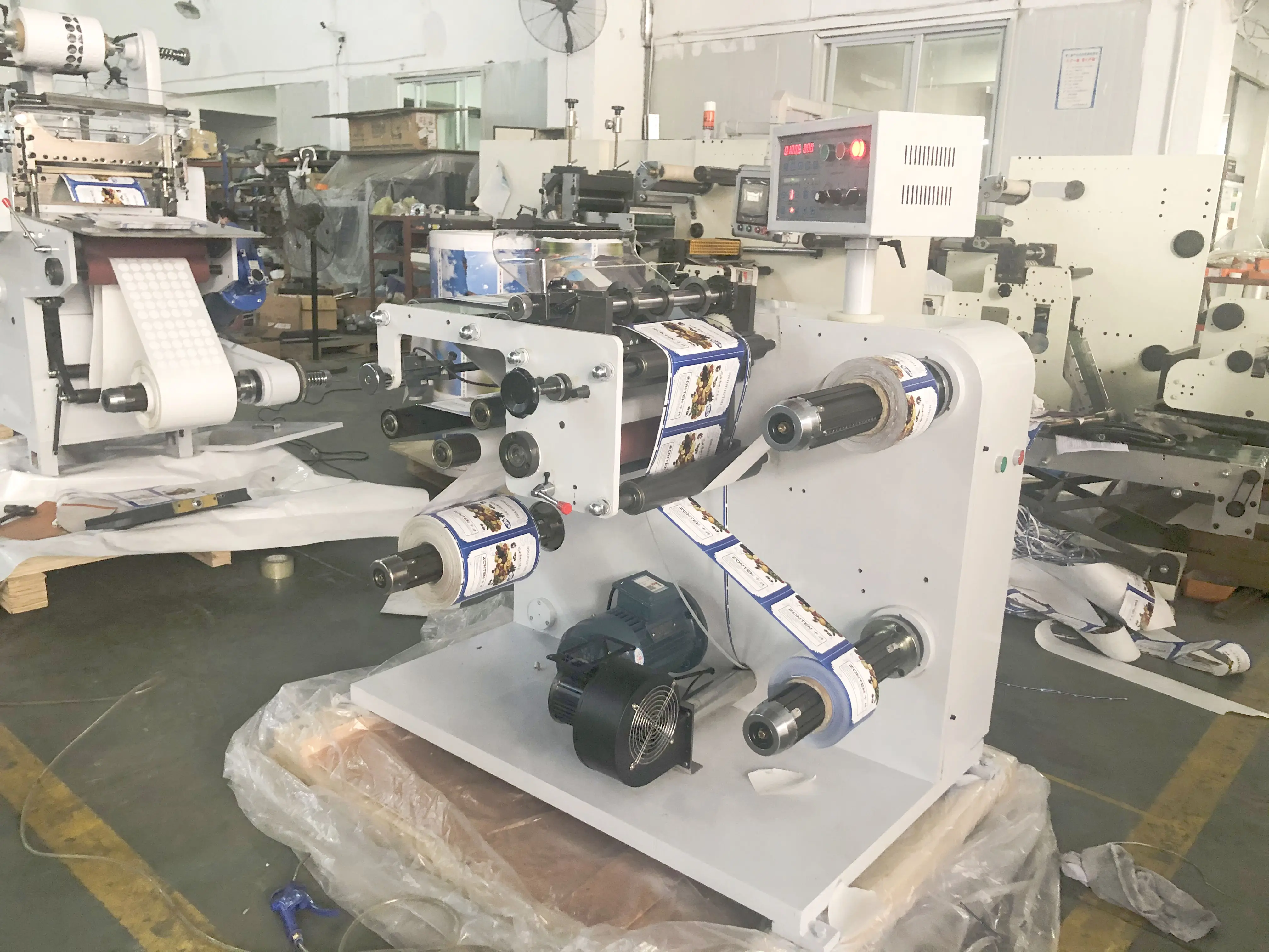 FQ-320 self-adhesive label automatic slitter and rewinder machine