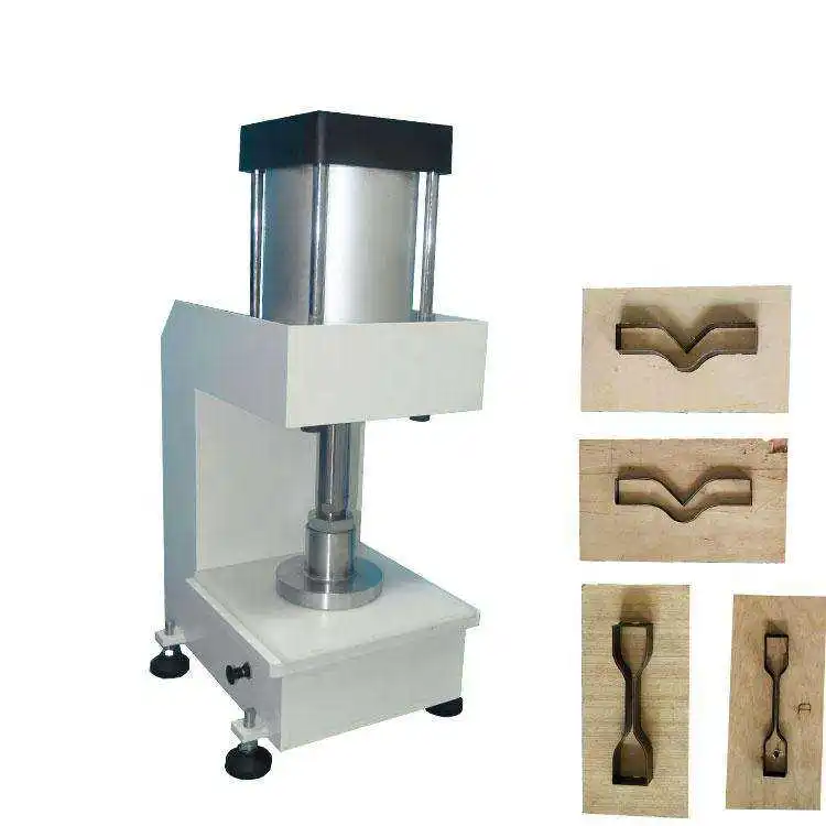 Dumbbell Specimen Cutting Rubber Silica Gel Sample Cutter Machine