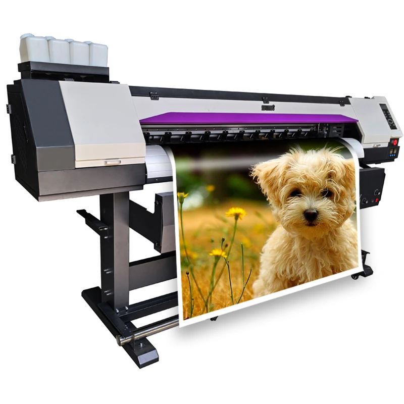High speed eco-solvent printer roll to roll printing machine vinyl sticker printers 1.6m 1.8m uv printer
