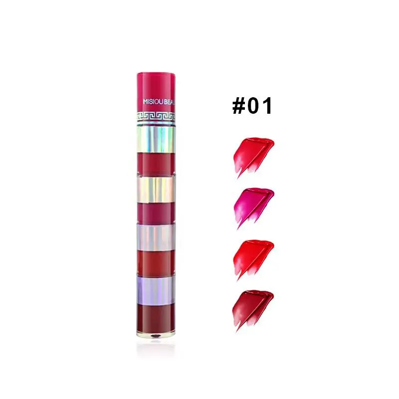 P729 Hot 4 in 1 mini lipstick for teen girl lip gloss set mini size gift-set cosmetics makeup lip tint lipgloss set