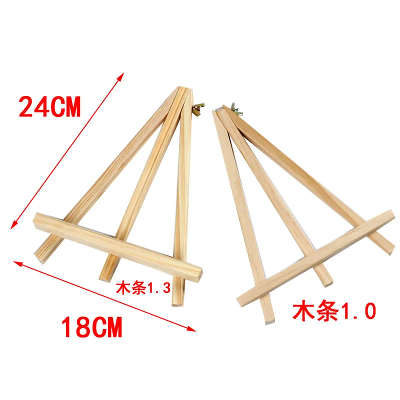 18*24cm Mini Wooden Display Easel Mini Wood Artist Photo Picture Displaying Easels Wooden Canvas Holder Easel Stand