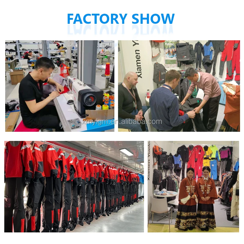 Manufacture Factory Plus Size Freediving Male 3 Layer Drysuits Waterproof Sailing Fishing Watersports Dry Suit for Men