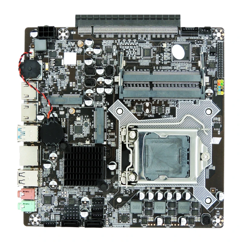 H81-P Thin itx Motherboard LGA1150 four generation side X16 graphics card all-in-one computer mini host motherboard