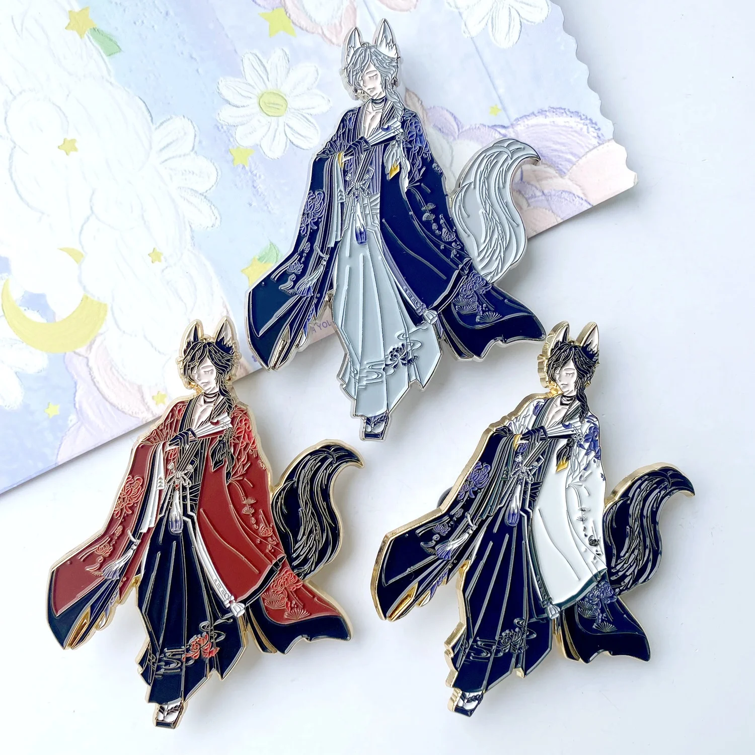 Customized lapel pins luna lovegood enamel pin or harry anime lapel pin potter