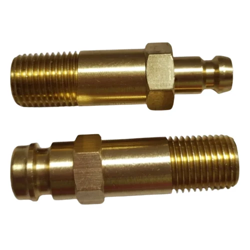 German standard full flow Brass thread pipe hex male nipple plumbing union fittings for gas oil water