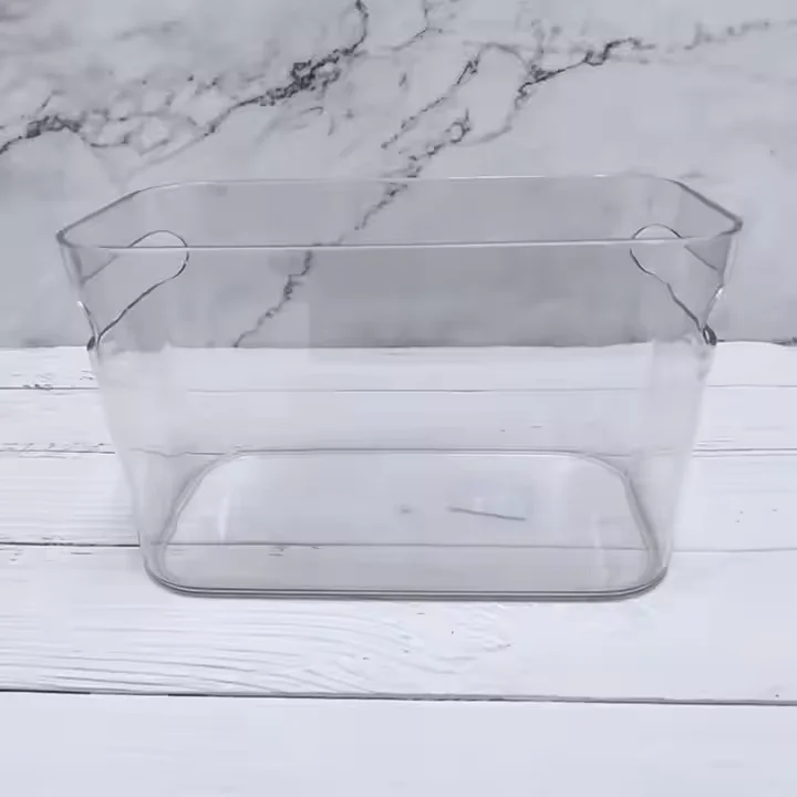 High Quality Modern Design Rectangle Refrigerator Large Fruit and Vegetable Storage Kitchen Interior Made of PP Plastic