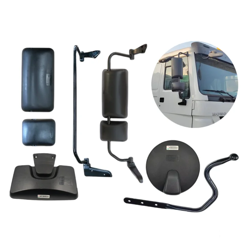 reversing mirror for trucks shacman foton liuzhou howo front side mirrors