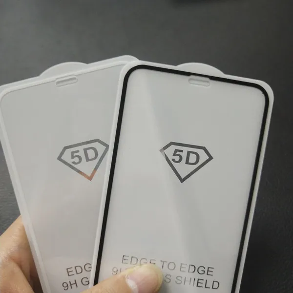  Лучшая защитная пленка из закаленного стекла 5D для мобильного телефона 9H