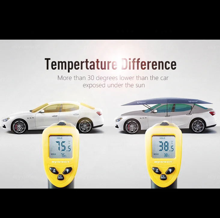 Mynewe Automatic Car 4.2M Wireless Remote Controller portable car covering roof watershield umbrella