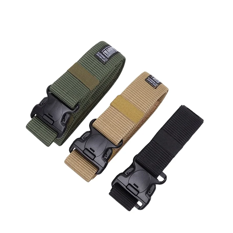 Tactical Belt Nylon Heavy Duty Waist Belt Hunting Adjustable Training Combat Accessories Men Belt