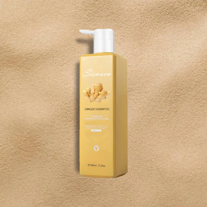 Wholesale Hair care products 100% Pure Natural Hair Shampoo Anti-hair Loss Ginger Shampoo
