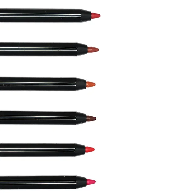 Wholesale Long Lasting Waterproof Smudge Proof Custom Cosmetic Lip Liner Pencil