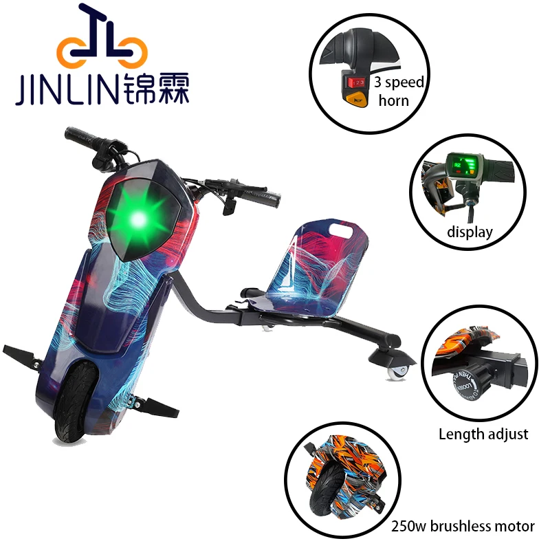 3 wheels scooter drifting electric drift scooter kids kick scooters