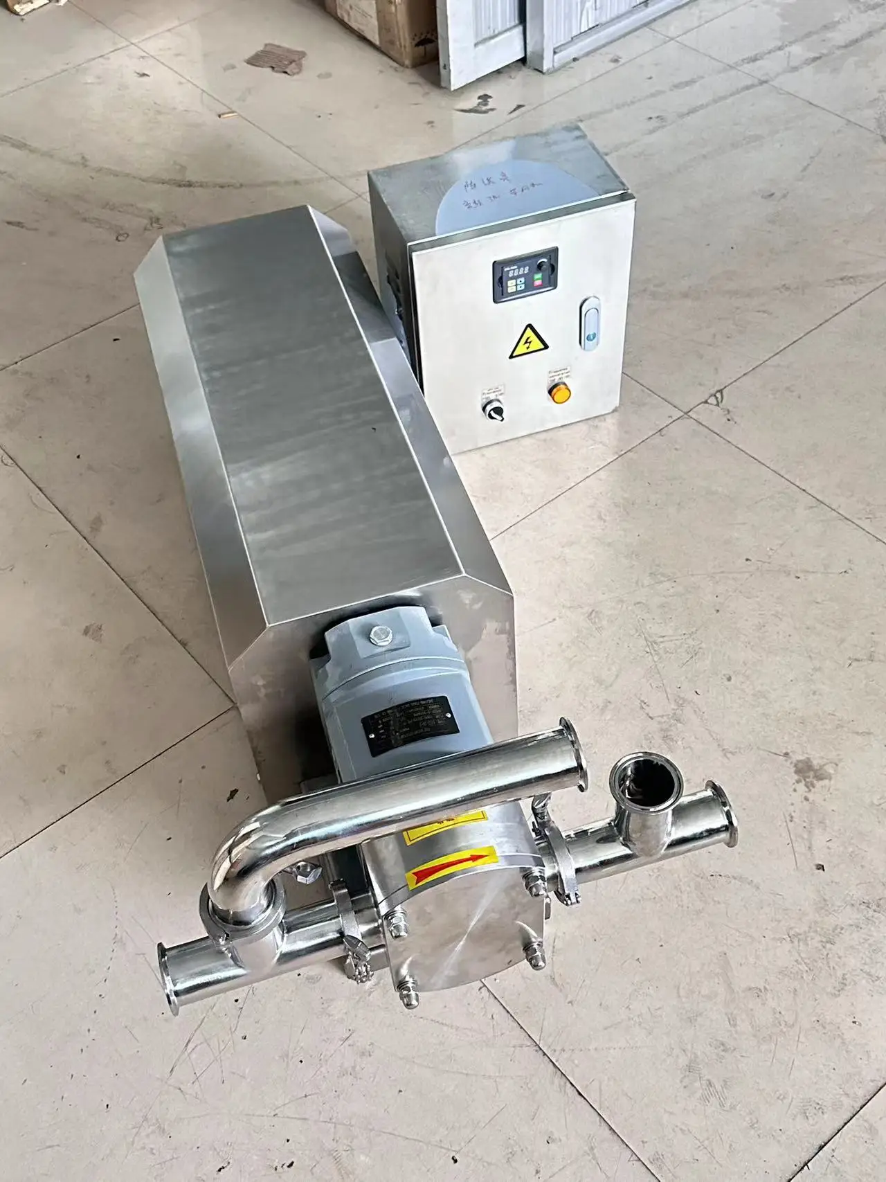 high Viscosity Chocolate/Honey/Glucose rotor pump filling machine sanitary Rotary Lobe Pump