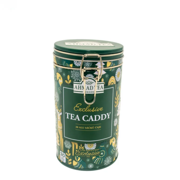 arabic coffee tin custom printed round case box packaging metal tea can tea tin coffee cup