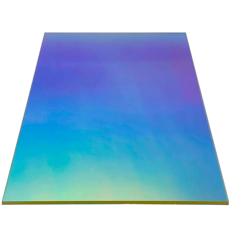 Gradient Acrylic radiant iridescent acrylic sheet,radiant reflections acrylic sheet,rainbow-colored iridescent acrylic sheet