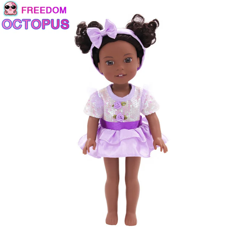 Freedom Octopus 18 Inch Beautiful Girl Doll Clothes Assorted Skirt Mini Dresses Clothes for 43CM Dolls