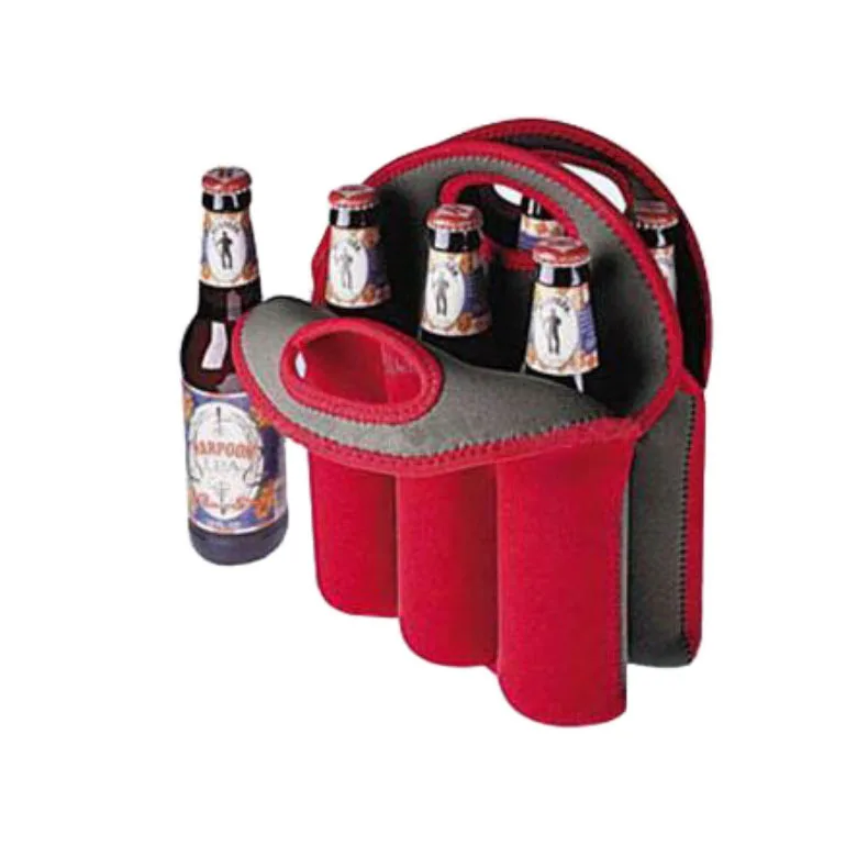 Custom logo Bottles Neoprene Beer Wine Bottle Freezer Bag Cooler Wine-bottle Bag Protect Insulated Cover Beer Cooling bag