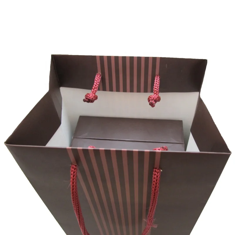 Eco-friendly Custom Design Printed Logo Low Price Chinese Manufacturer Grey Paper Wine Packing Box with Bags Wine Packing