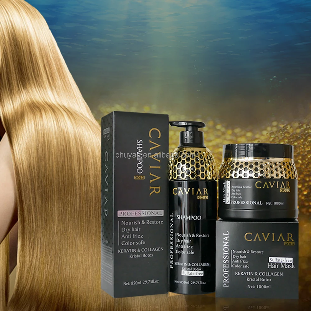Caviar Hair Serum Oil  Rich In Vitamins Amino Acids Nourish Dry Hair Anti Frizz Curl Control  Light Texture
