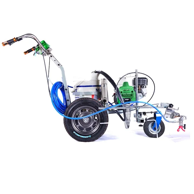 Energy saving pavement road marking machine