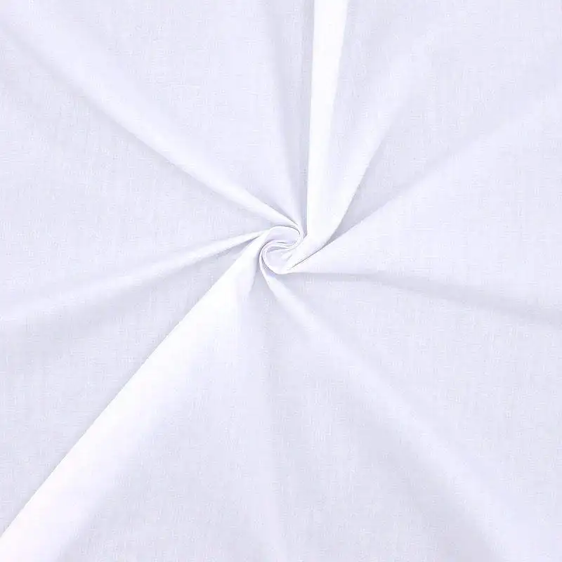 White pocketing fabric 80/20 textile manufacturers polly Twill tc poplin fabrics woven fabric For Jeans Pants