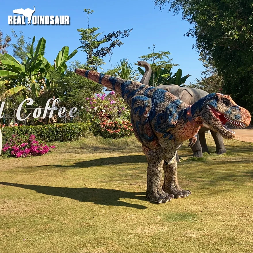 Парк Динозавров шоу на сцене T-Rex в парк развлечений механический костюм реалистичный Аниматроник динозавра для продажи