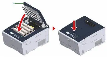 OKI C532DN commercial A4 color laser printer best factory office printer with LED and Toner