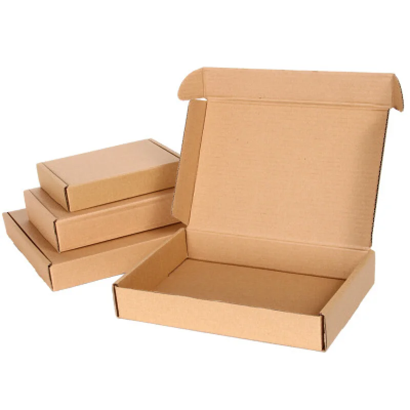 
Customized Wholesale100 Pcs/Bundle Express Postal Paper Box Packing Large Moving Paper Box Aircraft Packing Box 