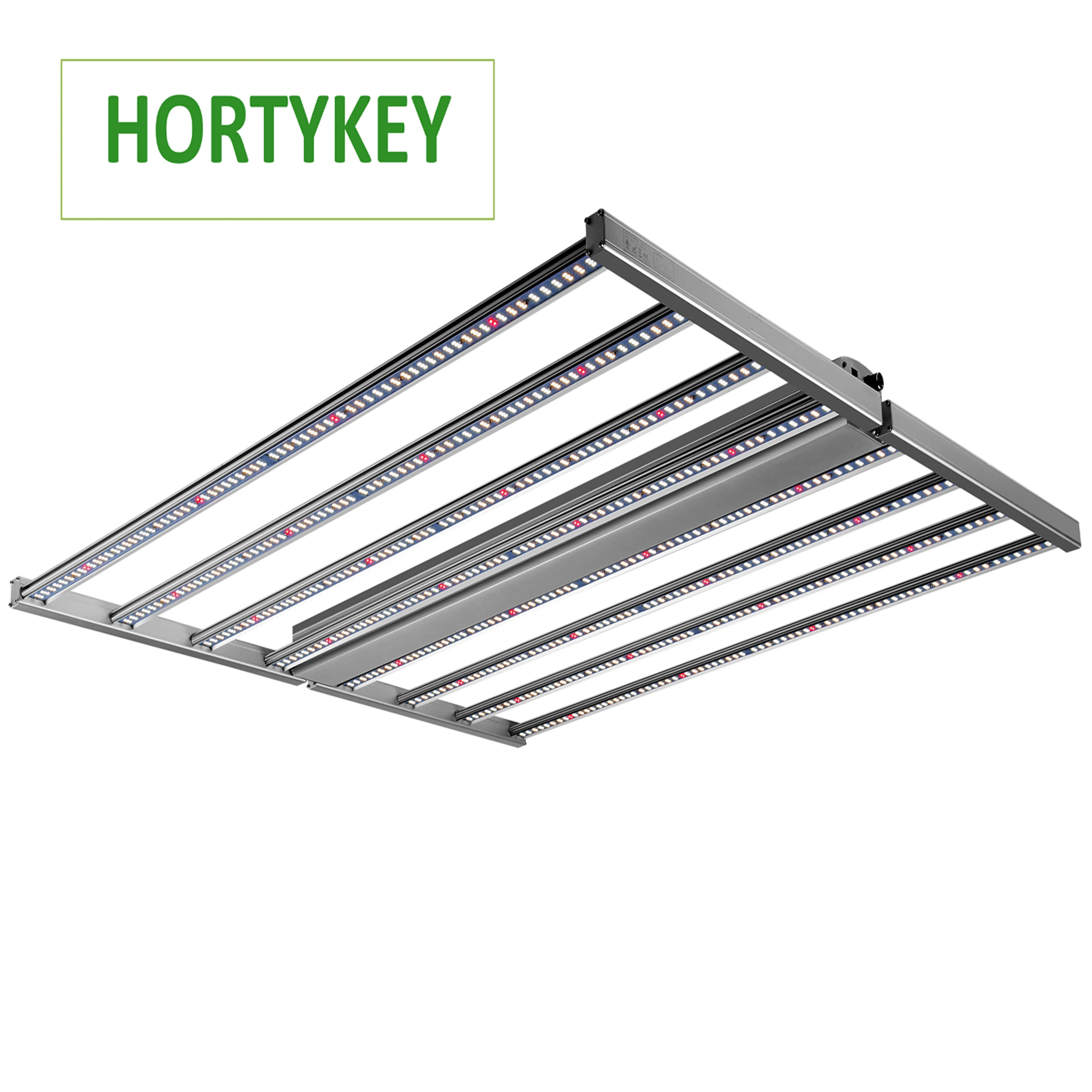HORTYKEY 8 бар 3,1 umol/J полный спектр высокий PPFD 670 Вт приглушаемый контроллер wif светодиодная промышленная лампа