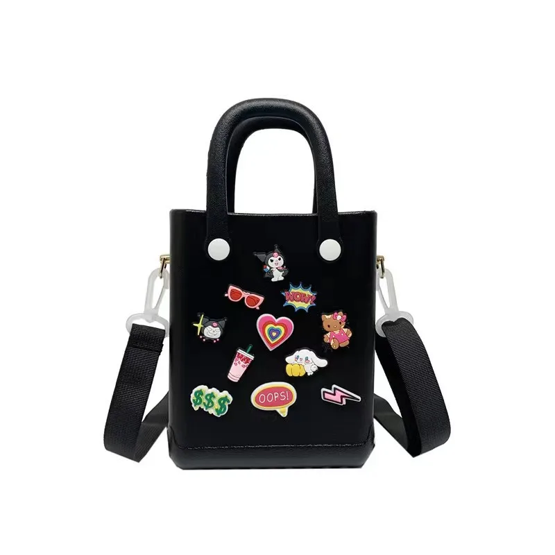 Top Fashion EVA Designer DIY Small Silicone Beach Bags Pendant Bags Small EVA Cross Body Sling Basket with Holes