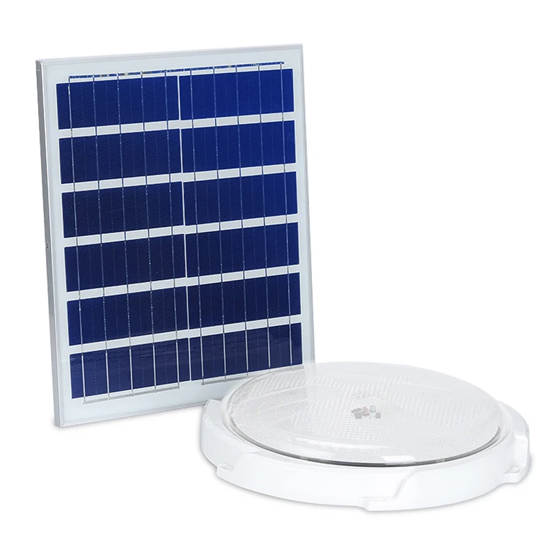 High Quality Solar Ceiling Light Modern home Remote Control Indoor 50w 100w 200w Solar LED Ceiling Light Led Solar Light
