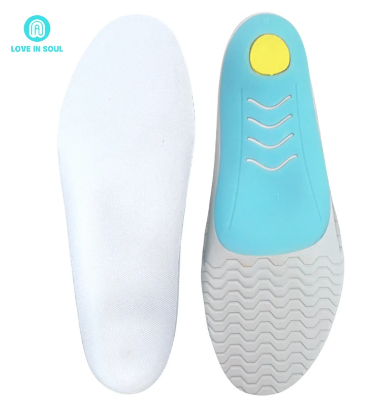 Arch Support Insole Shock Absorption Foot Protection Shoes Insert Antimicrobial Flat Feet Orthopedic Insoles Custom Orthotics