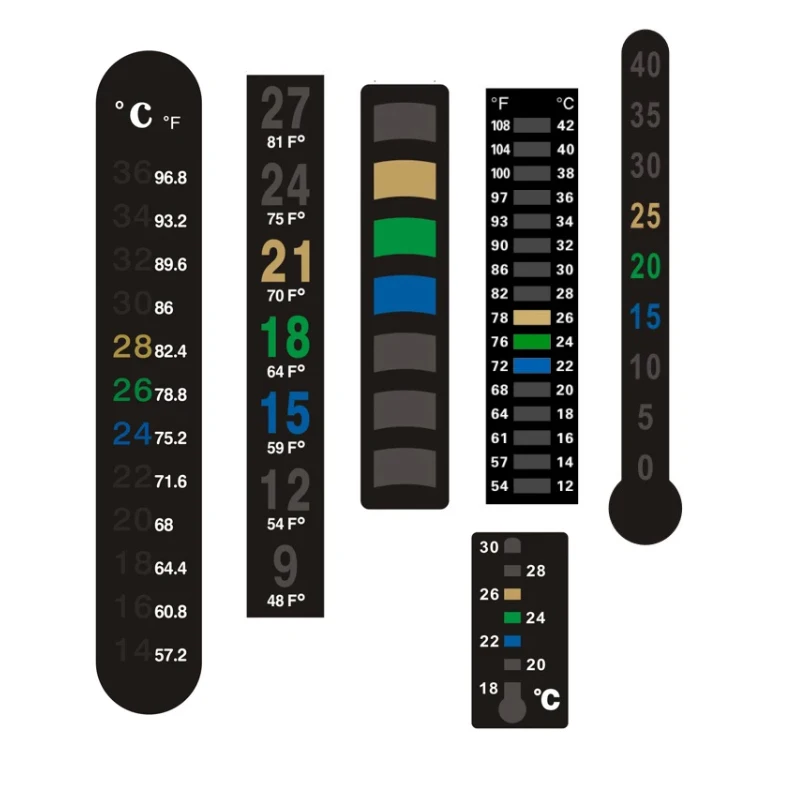 Fish Tank Thermometer HD LCD Thermometer Can be Customized Logo Fish Tank Thermometer