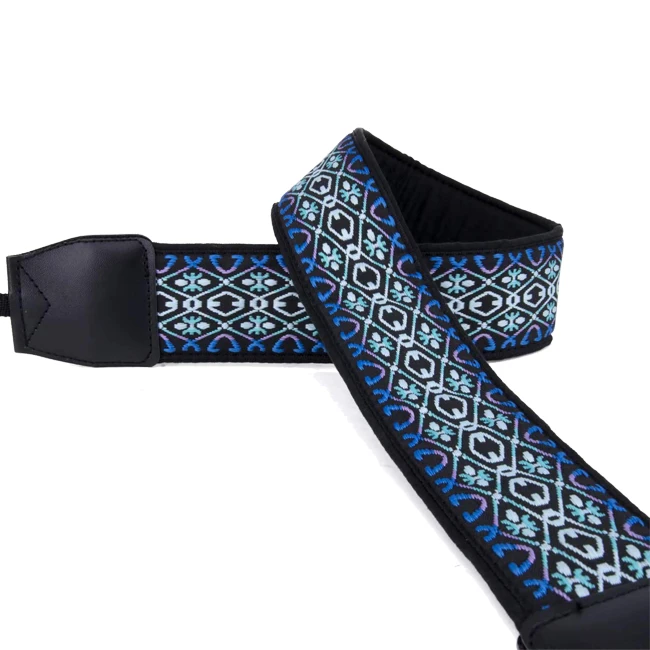 Colorful PU leather camera strap high quality custom camera straps