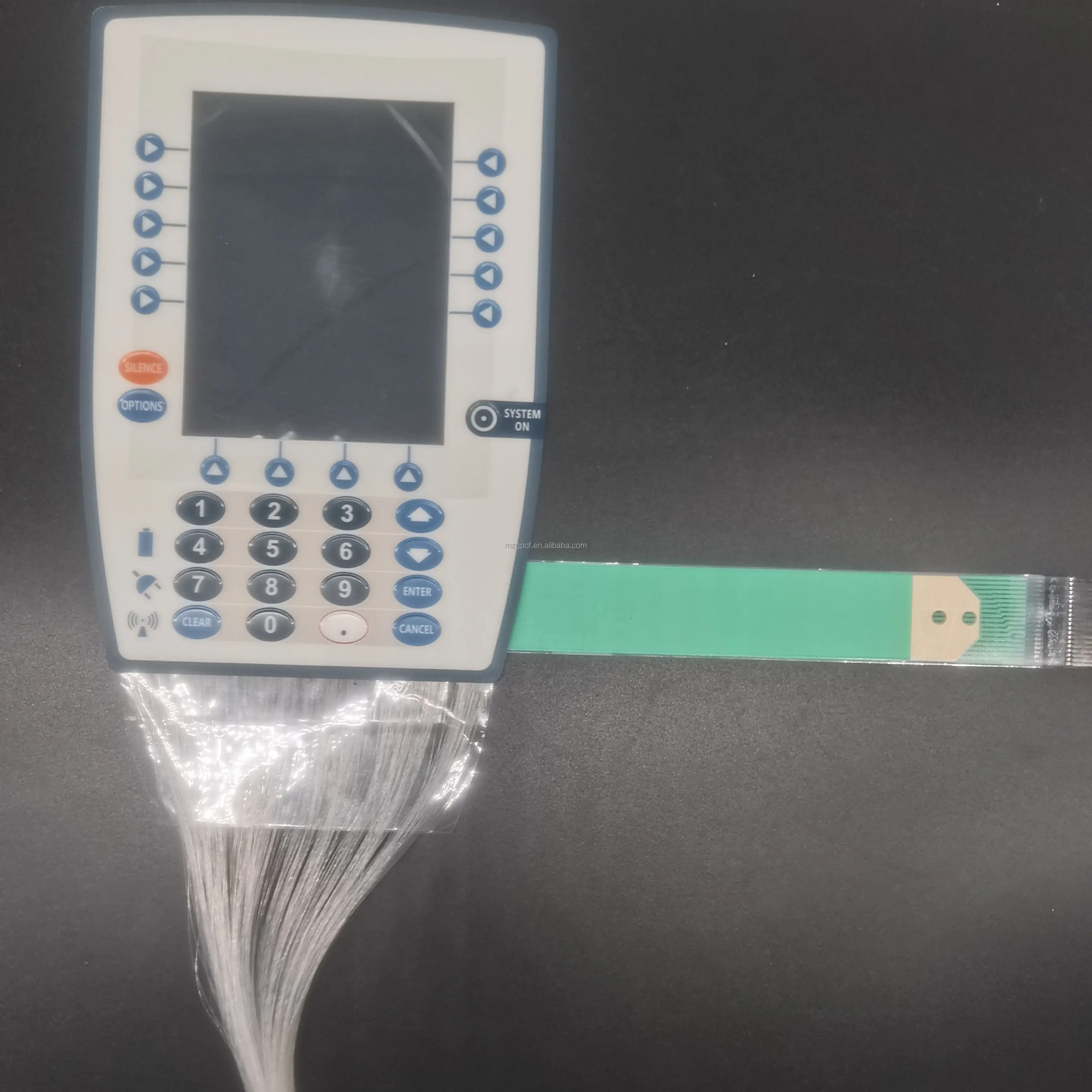 Flexible Matrix Membrane Switch Keyboard with Digital Printing Button PET Keypad