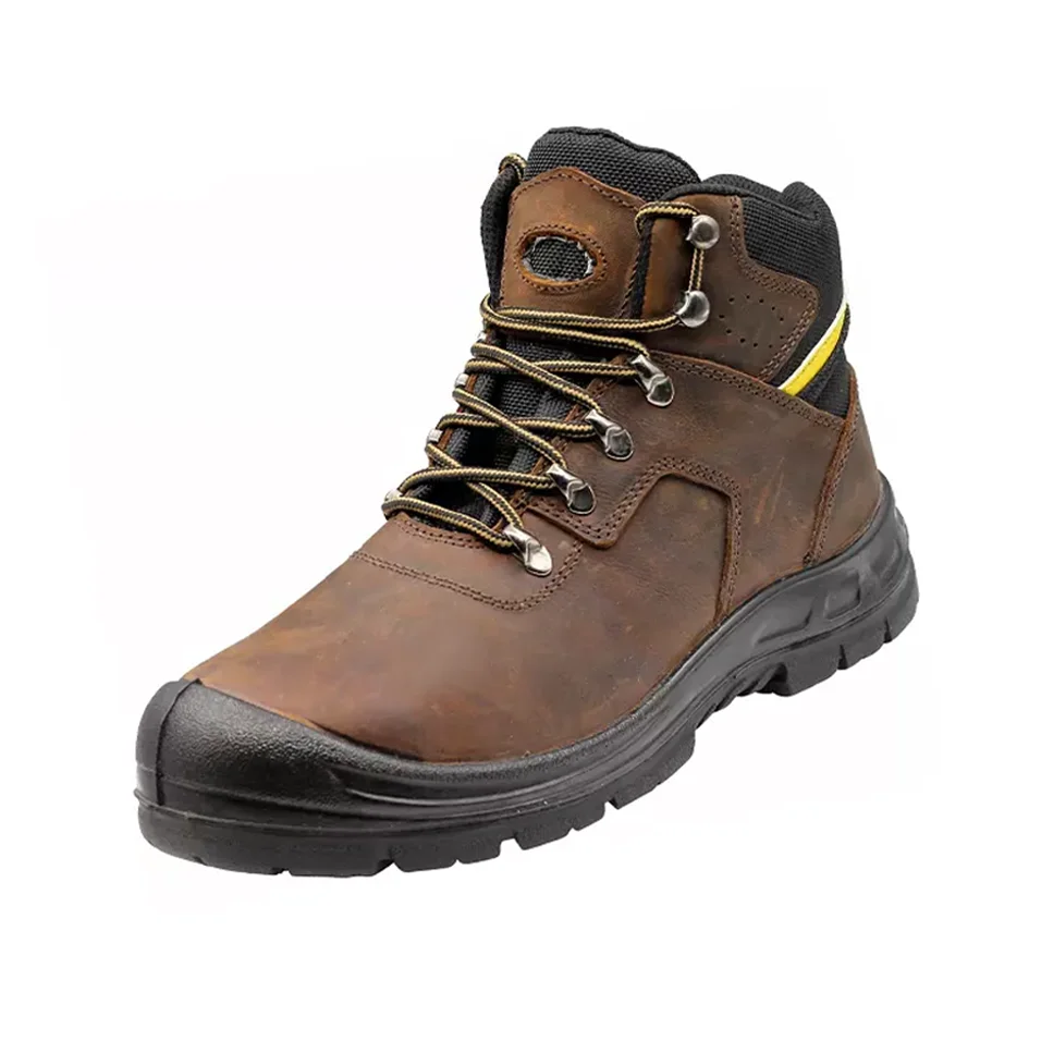 oil resistant Indestructible Men Work Steel Toe Safety Shoes For Workers