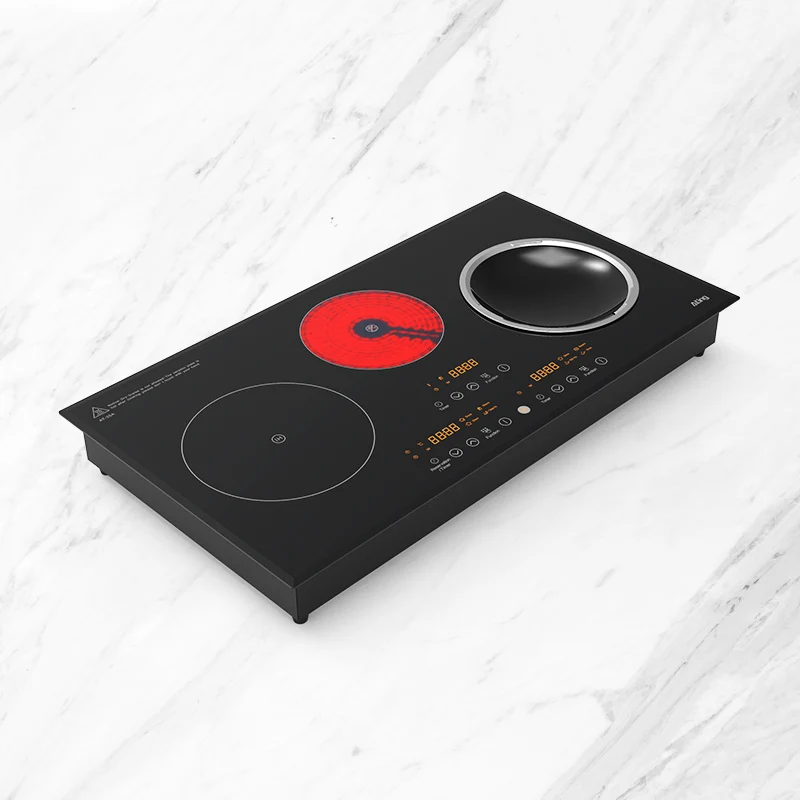 China High quality manufacturer electrical 3 burner ceramic cook stove infrared cook hob induction cooker