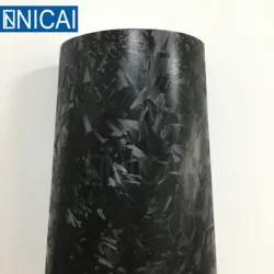 NICAI Metallc Glossy Forged Carbon Fiber OEM ODM Factory Vinyl for Car Vehicle Self Adhesive Film Motorcycle Car Wrap Vinyl Film