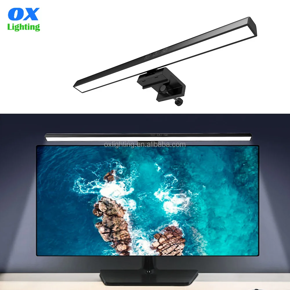 Office Desk Computer Pc Usb Smart Dimmable Portable Hanging Reading Display Screenbar Screen Bar LED Monitor Light Home  Lamp