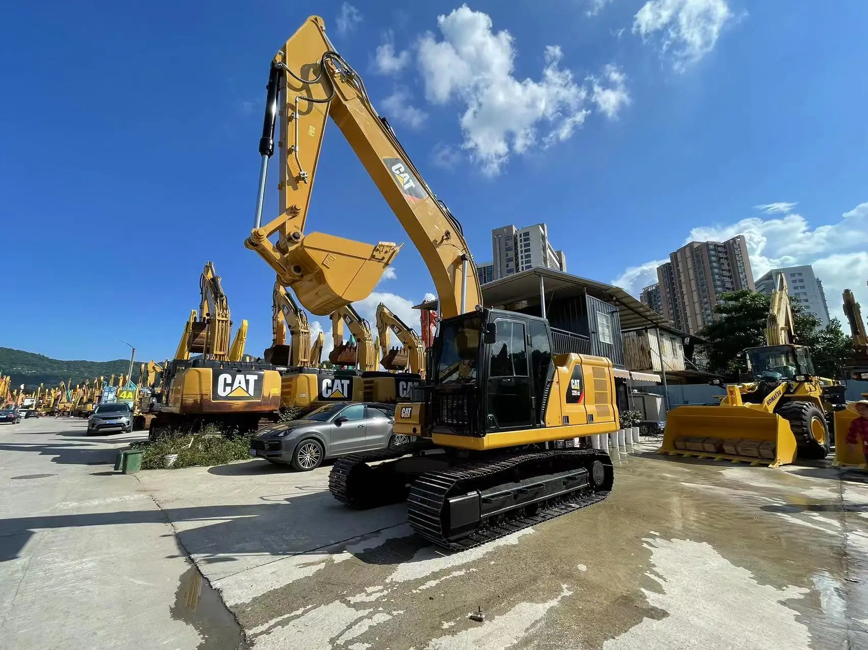Поставщик Shenzhen оригинальный гидравлический экскаватор CAT320GC подержанный гусеничный CAT 320GC CAT320D Гусеничные экскаваторы