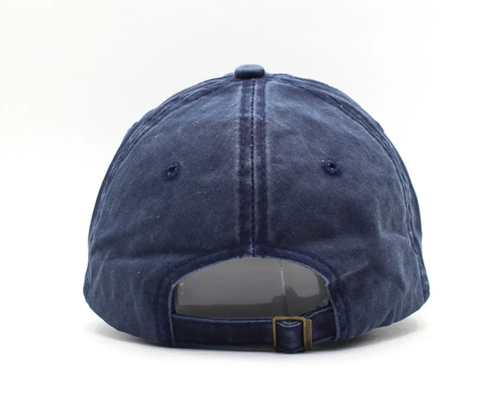 Кепка с козырьком для занятий спортом на открытом воздухе однотонные регулируемые потертые шапки Брезентовая бейсболка папы бейсболки