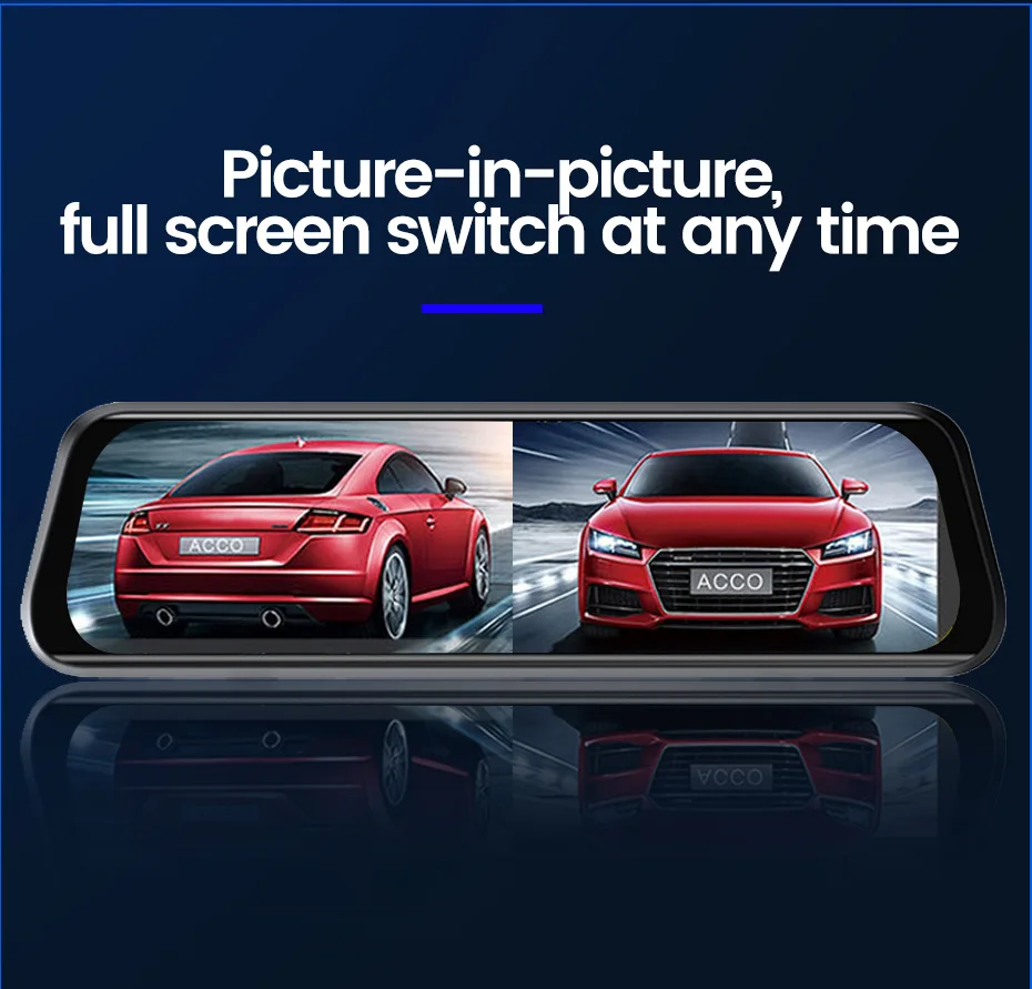 Car DVR ADAS Android 10" Center console mirror GPS FHD 1080P Rear Lens Video Recorder ADAS Dash Cam dashcam Wireless WiFi_22