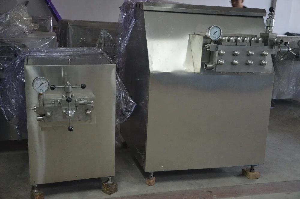 1000L/H Food Sanitary Industrial Use High Pressure Homogenizer Machine