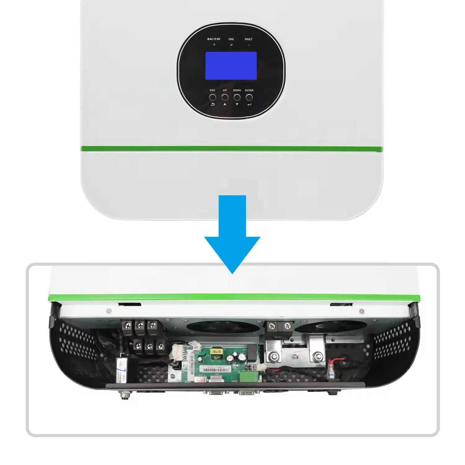 Wholesale 3kw 5kw 6kw 10kw 15kw High Voltage Power Growatt Off Grid Hybrid Solar Inverter for Home Use Solar Inverters 50kw